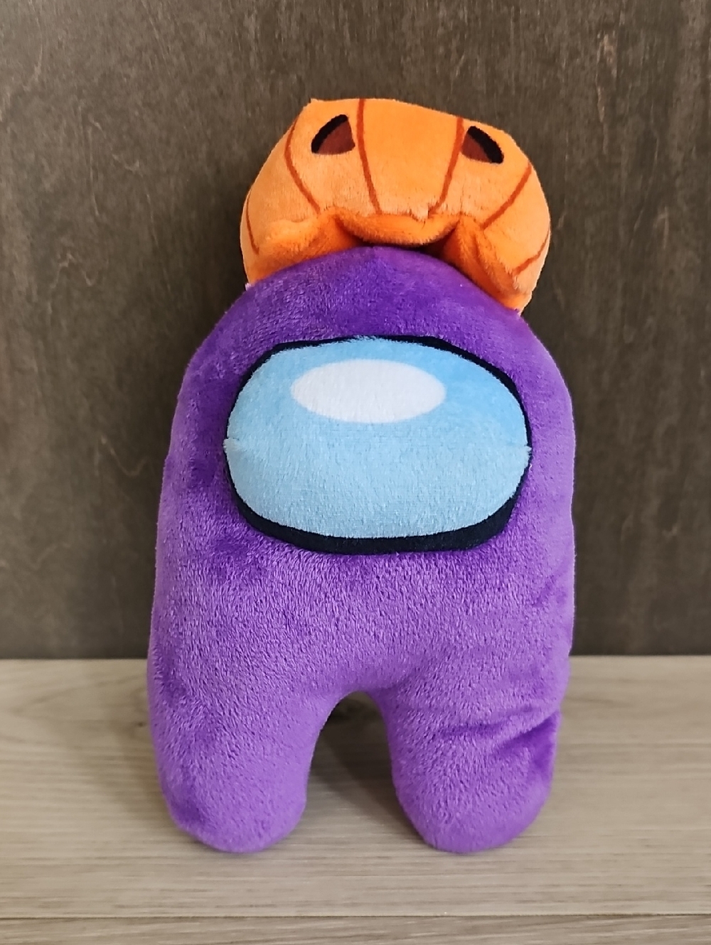 Among Us Purple Crewmate‎ With Pumpkim Hat 8" Plush